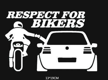 Personalized Simple Motorcycle Rider Car Sticker