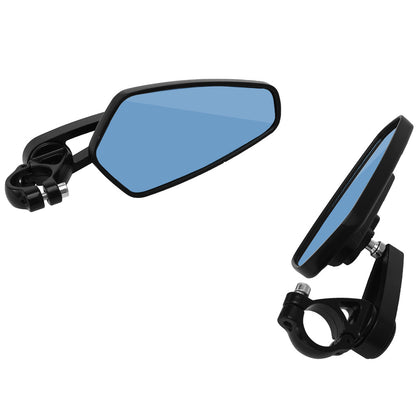 Motorcycle Black 7,8 Inch Handle Bar End Side Mirrors For Yamaha