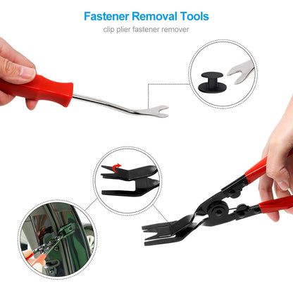 Plastic 19pcs Car Radio Panel Trim Dashboard Removal Set Easy Carry Disassemble Repair tool