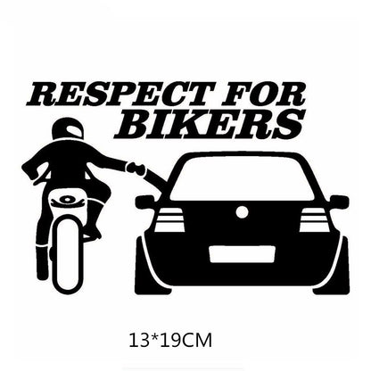 Personalized Simple Motorcycle Rider Car Sticker