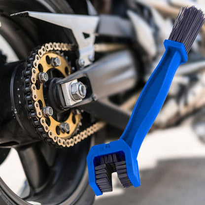 Motorcycle and bicycle chain brushes