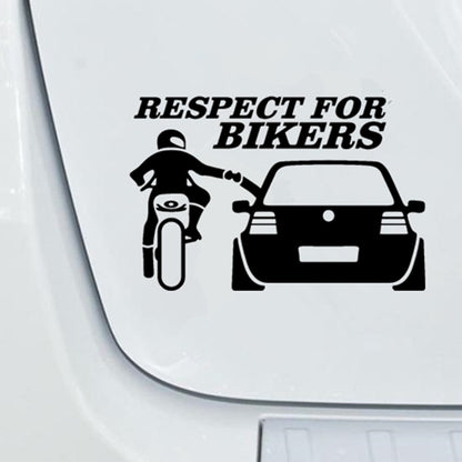 Personalized Simple Motorcycle Rider Car Sticker