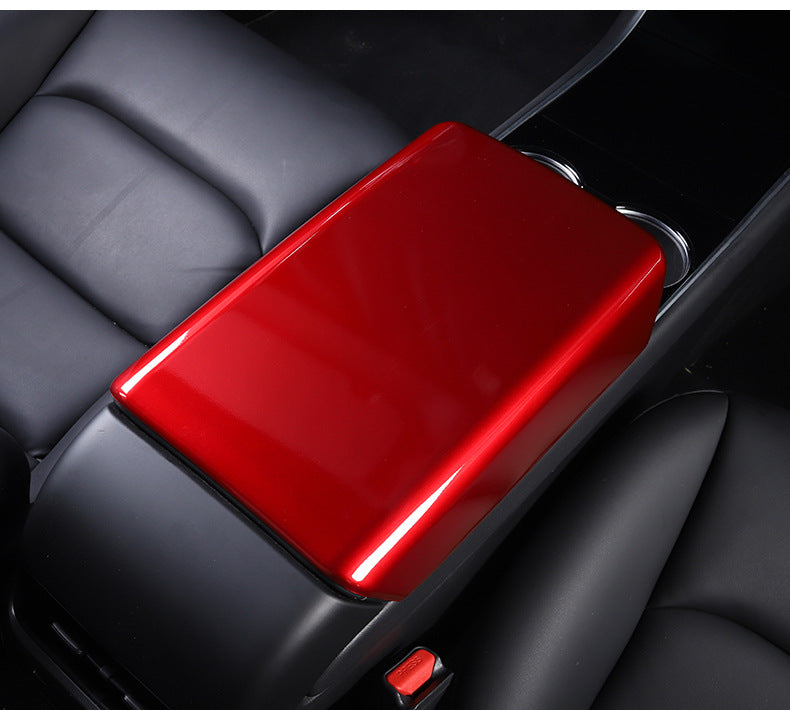 Suitable For Tesla Central Control Armrest Box Cover