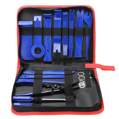 Plastic 19pcs Car Radio Panel Trim Dashboard Removal Set Easy Carry Disassemble Repair tool