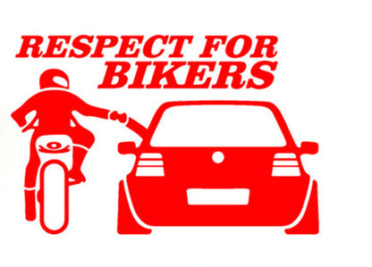 Personalized Simple Motorcycle Rider Car Sticker