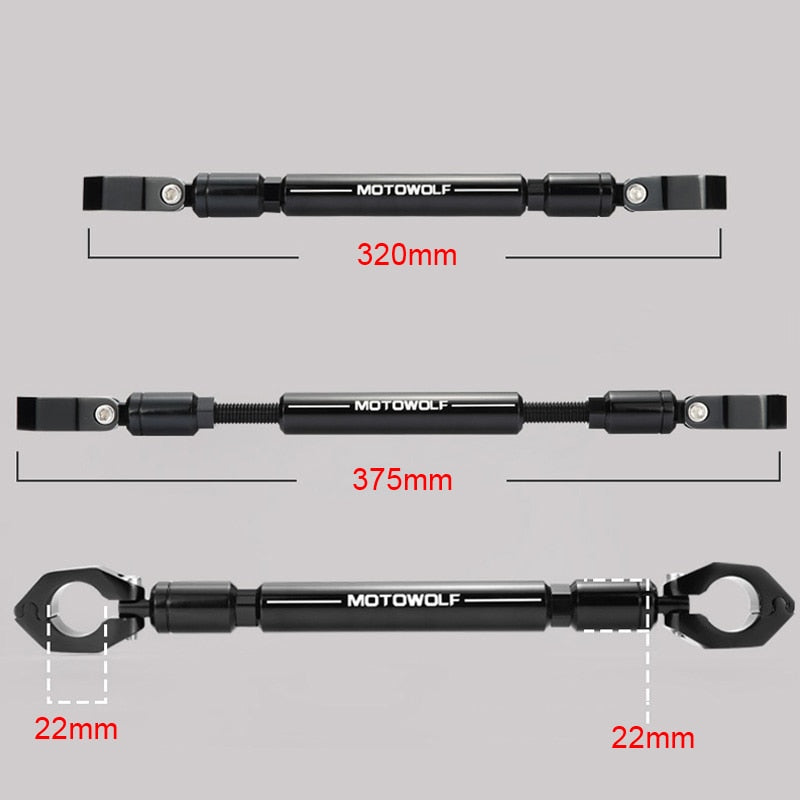 Motorcycle modification parts leading balance bar