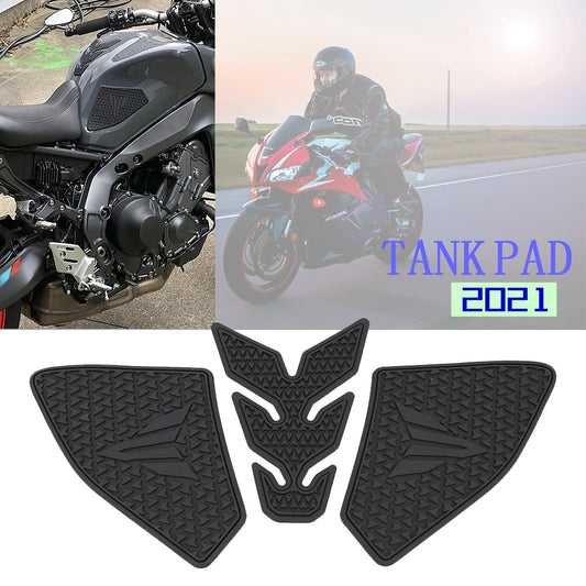 FOR YAMAHA MT-09 MT09 2021 Motorcycle Non-slip Side Fuel Tank Pad Stickers Waterproof Rubber Sticker Fit