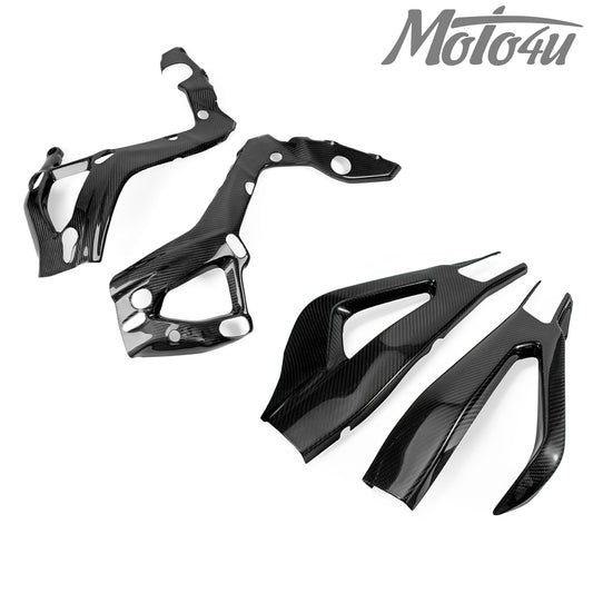 Real Carbon Fiber Frame Cover And Swingarm Cover 3K Twill For BMW S1000RR 2019 2020 2021