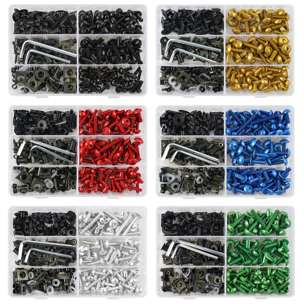 253PCS M5 M6 CNC Screws Fairing Bolt Nut Body Screws Kit For BMW S1000R S1000RR S 1000 R RR 1000RR S1000 RR Sport 2019-2020 2021