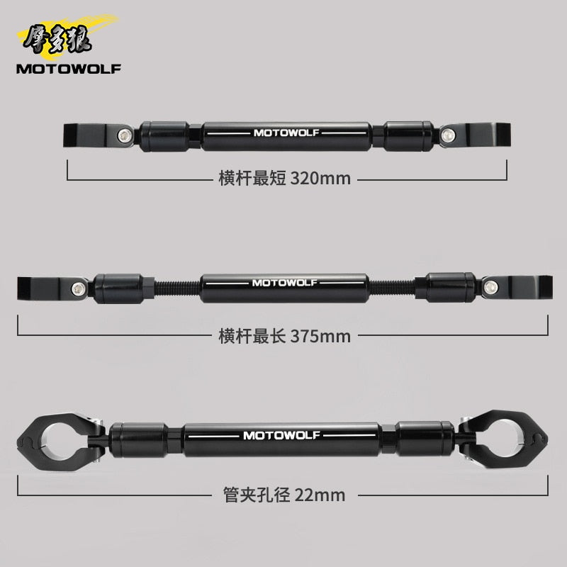 7/8" Strengthen 22mm Hand Motorcycle Strengthen Balance Handlebar Crossbar Motocross Handle Bar Balance Beam For Honda Yamaha