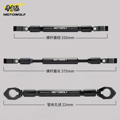 7/8" Strengthen 22mm Hand Motorcycle Strengthen Balance Handlebar Crossbar Motocross Handle Bar Balance Beam For Honda Yamaha