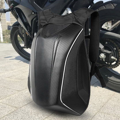 SSPEC Universal Motorcycle Backpack Motocross Riding Racing Storage Bag Touring Luggage Motorbike Bag Waterproof Carbon Fiber