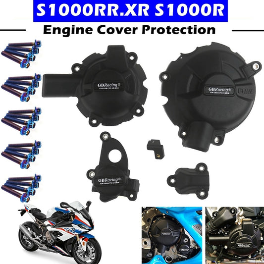 Motorcycles Engine Cover Protection Case GB Racing For BMW S1000RR 19-23 S1000R 21-23 S1000XR 20-23 Engine Covers Protectors