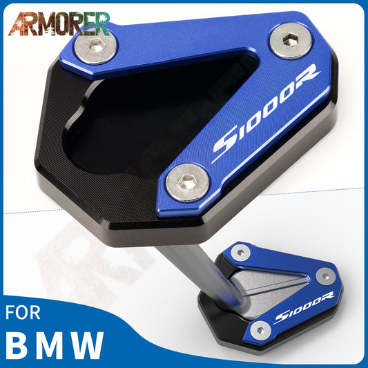 For BMW S 1000R 1000RR S1000R S1000RR M1000RR M 1000RR 2021 2022 Motorcycle Accessories Kickstand Side Stand Plate Pad Support