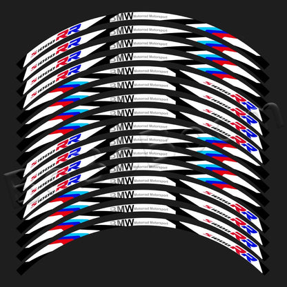 For BMW S1000RR S1000 RR s1000rr  HP4 Reflective Motorcycle Wheel Sticker Racing Rim Decal Stripe Tape Accessories Waterproof