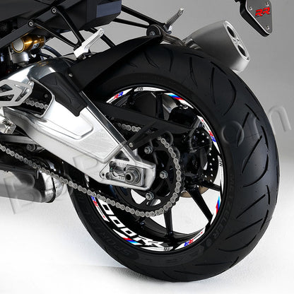 For BMW S1000RR S1000 RR s1000rr  HP4 Reflective Motorcycle Wheel Sticker Racing Rim Decal Stripe Tape Accessories Waterproof