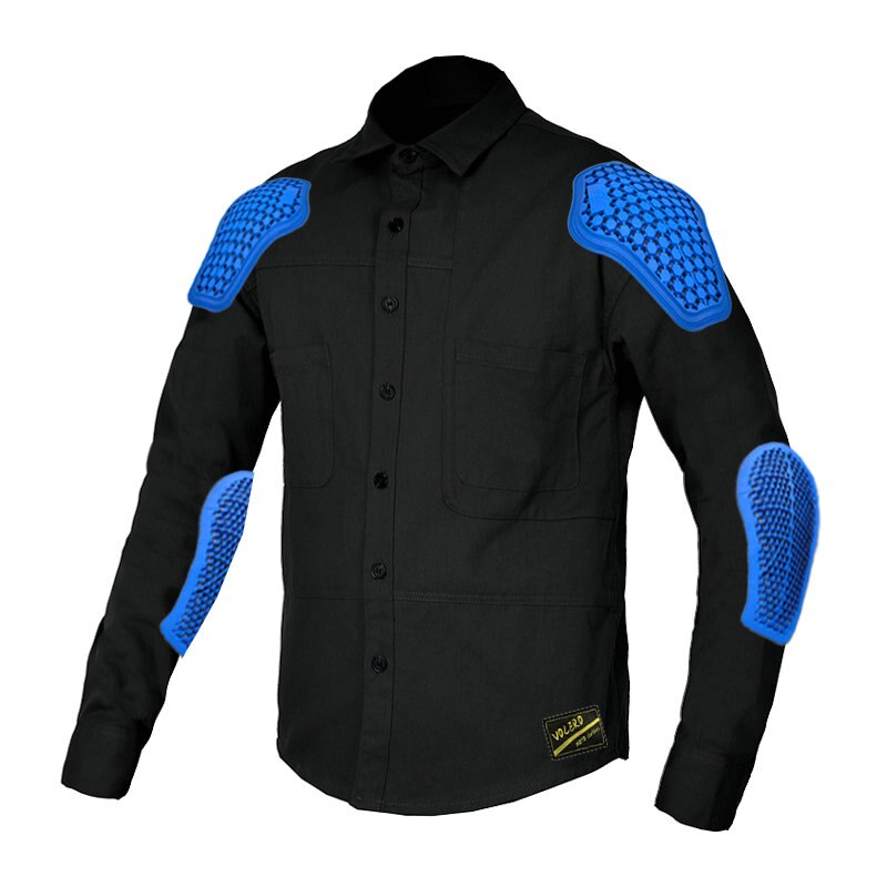 Motorcycle Jacket Jersay Racing Long Sleeve Shatterproof Off-road Jacket Shirt Racing Suit Coat With Elbow And Back Protection