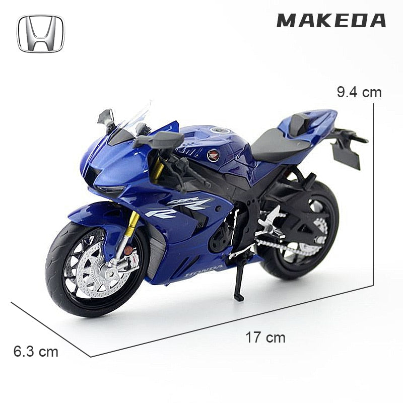 1/12 BMW S1000RR Alloy Diecast Motorcycle Model Toy Collection Hobbies Shork-Absorber Off Road Autocycle Toys Car Kid Gifts