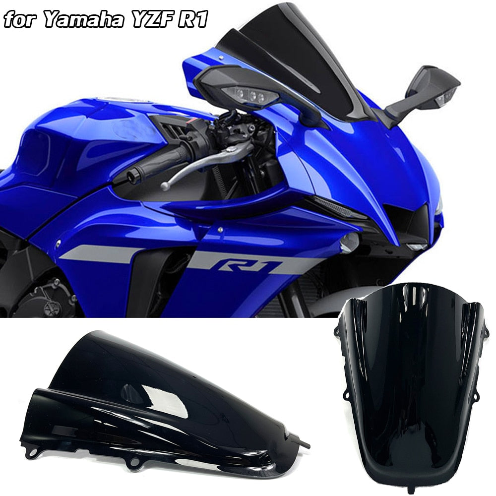 Motorcycle Accessories Racing Windscreen Deflector Windshield For Yamaha YZF R1 R1M YZF-R1M YZF-R1 2020 2021 2022 Double Bubble