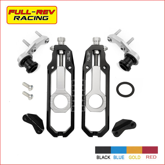 FULL-REV RACING For BMW S1000RR 2013-2018 Chain Adjusters Tensioner With Swingarm Spools Screw Mtotorcyle Accessories