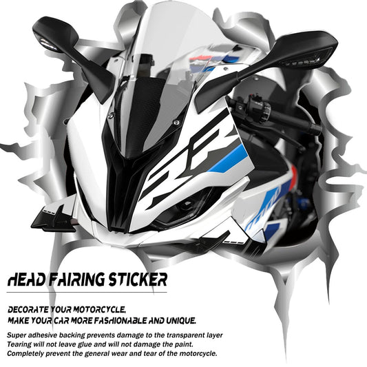 S1000RR 2023 Motorcycle accessories Sticker Decal For BMW S1000RR 2019 2020 2021 2022 2023 Head sticker New RR drawing S 1000 RR