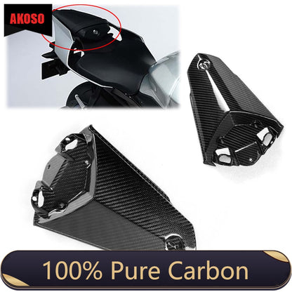 For YAMAHA R1 R1M Carbon Fiber Gloss 100% Twill Weave Motorcycle Seat Cowl Fairing 2015 2016 2017 2018 2019 2020 2021 2022