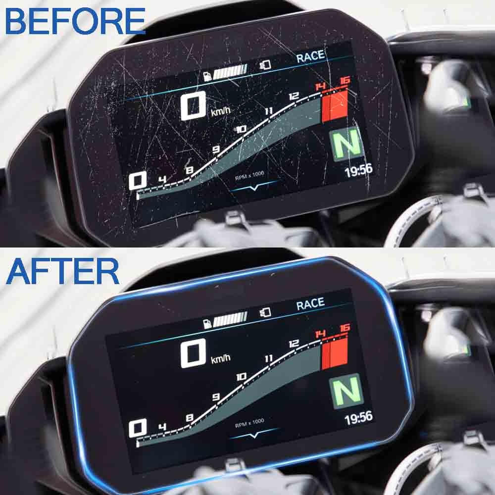 For BMW S1000RR S1000XR 2020 2021 2022 Motorcycle Scratch Cluster Screen Dashboard Protection Instrument Film