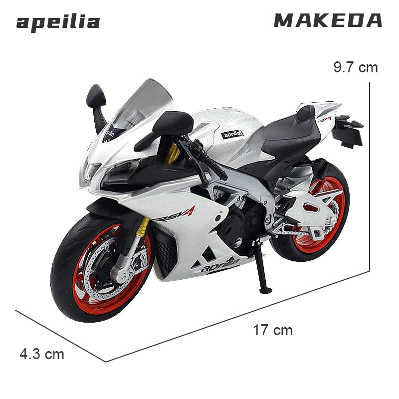 1/12 BMW S1000RR Alloy Diecast Motorcycle Model Toy Collection Hobbies Shork-Absorber Off Road Autocycle Toys Car Kid Gifts