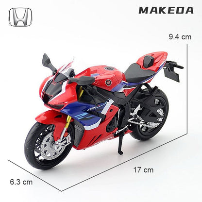 1/12 BMW S1000RR Alloy Diecast Motorcycle Model Toy Collection Hobbies Shork-Absorber Off Road Autocycle Toys Car Kid Gifts