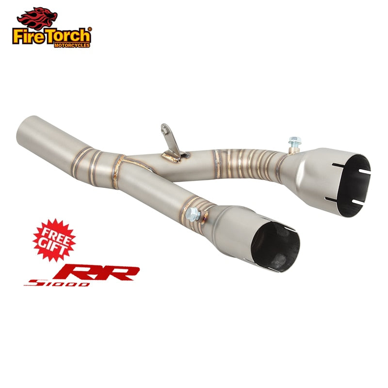 Motorcycle Exhaust For Bmw S1000Rr 2020 2019 2021 2022 Full Modified Exhaust System Stainless steel Catalyst Delete Link Pipe