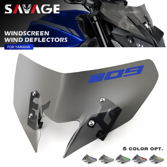 Windscreen For YAMAHA MT-09/SP FZ-09 2017-2020 18 19 Windshield Pare-brise Motorcycle Wind Deflectors MT-09SP MT09 FZ09 MT FZ 09