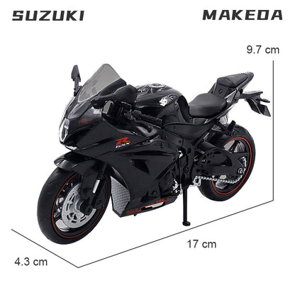 1/12 BMW S1000RR Alloy Diecast Motorcycle Model Toy Collection Hobbies Shork-Absorber Off Road Autocycle Toys Car Kid Gifts