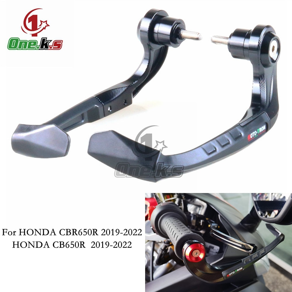 MOTO-TRON Motorcycle Levers Guard Brake Clutch Adjustable Pro Hand Guard Handlebar Protector For HONDA CBR650R CB650R 2019-2022