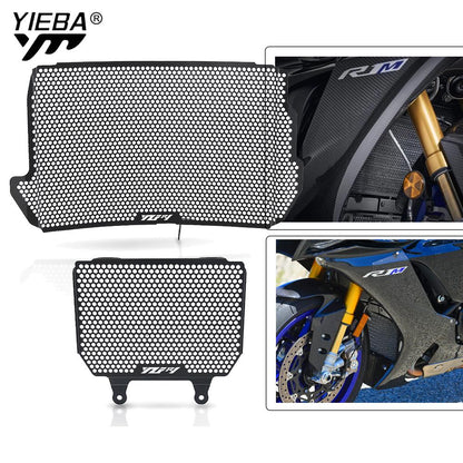 For Yamaha YZFR1M YZFR1 YZF-R1 YZF-R1M YZF R1 M 2015-2021 2020 Motorcycle Radiator Grille Guard Cover Oil Cooler Guard Protector