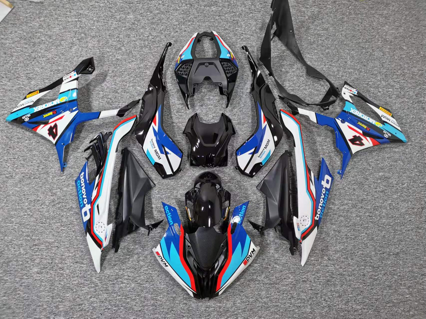 Motorcycle ABS Plastic Fairing Exterior Carbon Fiber Fairing Kit For BMW S1000RR, S1000 RR 2019 2020 2021 2022