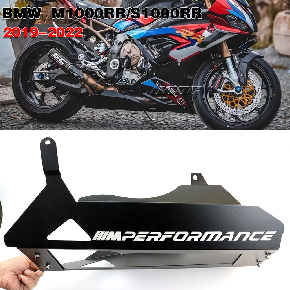 Fit For BMW M1000RR S1000RR 2019 2020 2021 2022 New Accessories Belly Pan Engine Exhaust cover Exhaust trim