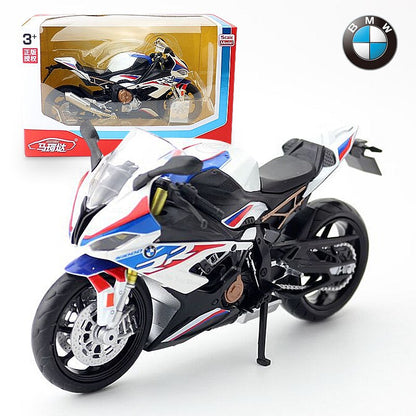 1/12 BMW S1000RR Alloy Diecast Motorcycle Model Toy Collection Hobbies Shork-Absorber Off Road Autocycle Toys Car Kid Gifts