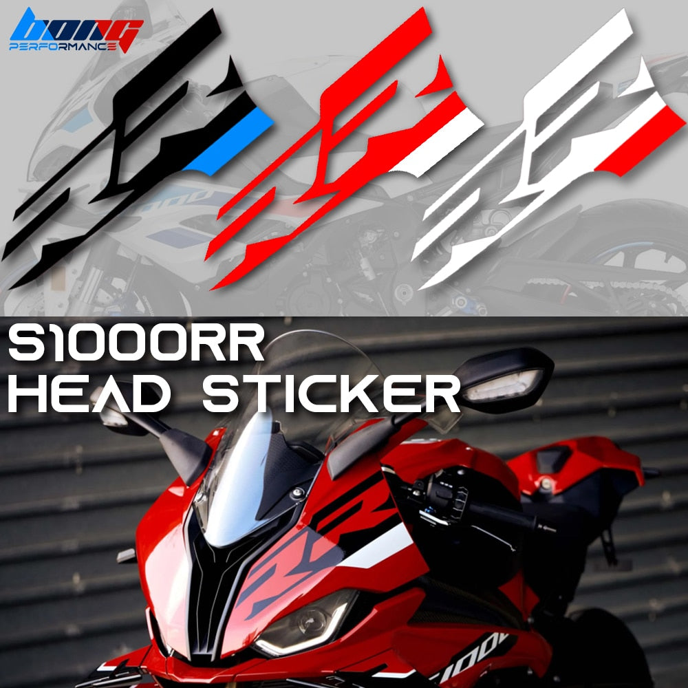 S1000RR 2023 Motorcycle accessories Sticker Decal For BMW S1000RR 2019 2020 2021 2022 2023 Head sticker New RR drawing S 1000 RR