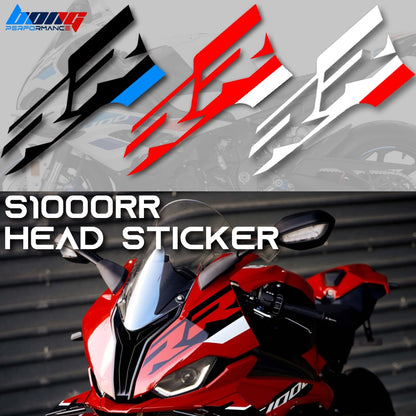 S1000RR 2023 Motorcycle accessories Sticker Decal For BMW S1000RR 2019 2020 2021 2022 2023 Head sticker New RR drawing S 1000 RR