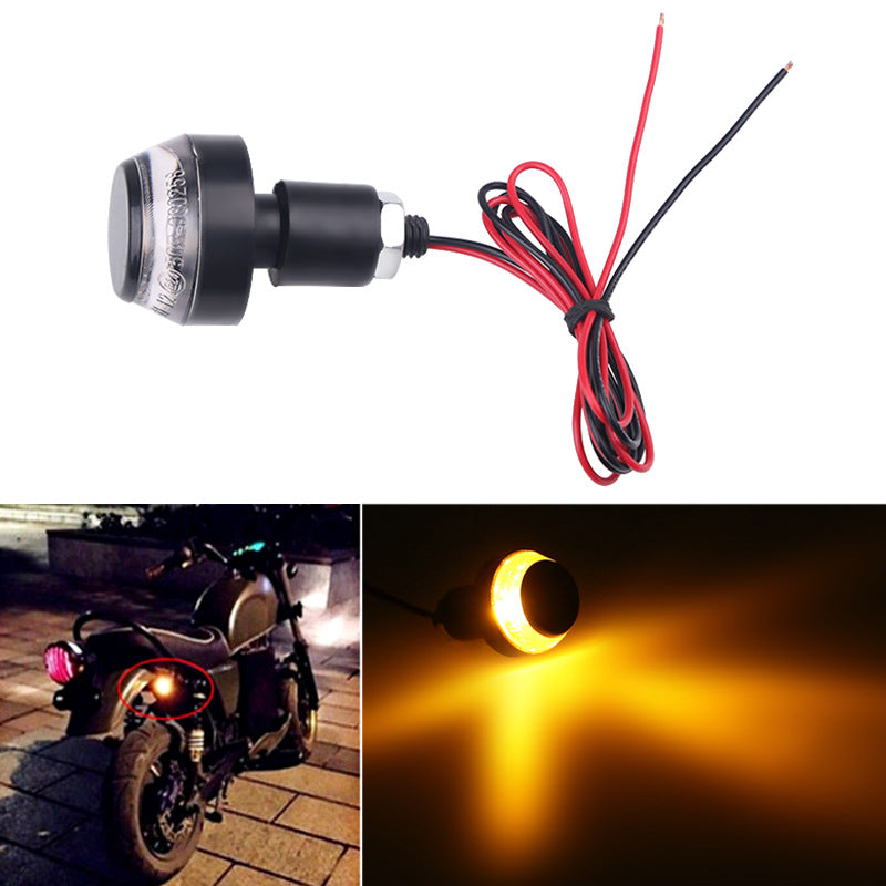 Motorcycle Handle Terminal 12LED Two-color Turn Signal Indicator