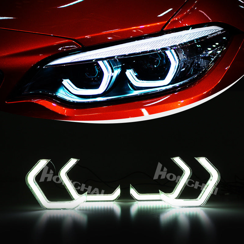 Suitable For BMW Bmw335i F30 F32 M3 M4 F82 F80 M5 E90 Crystal Angel Eye Rgb Bluetooth