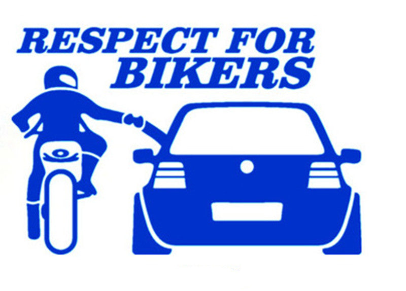 Personalized Simple Motorcycle Rider Car Sticker